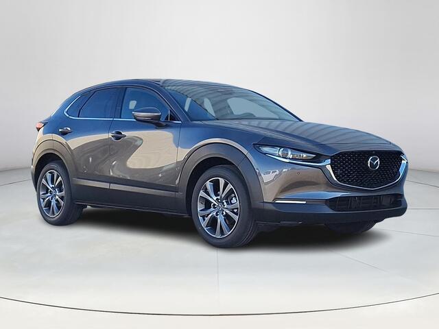 Mazda CX-30 2.5 e-SkyActiv-G M Hybrid Takumi | Automaat | Stoelgeheugen | Draadloze Apple carplay en Android Auto | 360 camera | Headup Display | Dodehoeksensoren | Stoel en stuurverwarming | Elektrische Achterklep | Adaptieve Cruise Control | Bose |