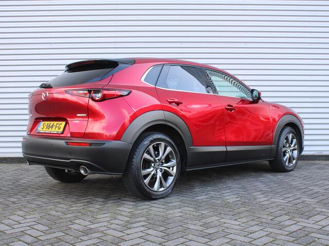 Mazda CX-30 2.0 e-SkyActiv-X 6AT M Hybrid Luxury | i-ActivSense | Trekhaak | 360 Camera | Stuur-/stoelverwarming | HUD | Elek. stoelverstelling + achterklep | Leer | LED |