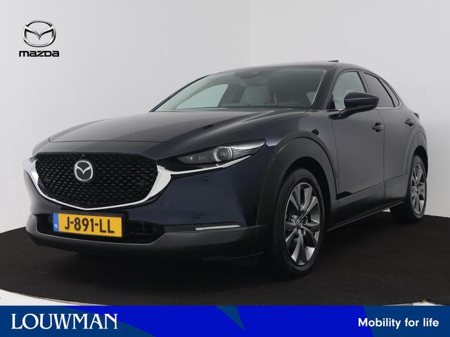 Mazda CX-30 2.0 e-SkyActiv-X M Hybrid Luxury | Trekhaak | Schuifdak | 360 Camera |