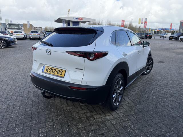Mazda CX-30 2.0 e-SkyActiv-X M Hybrid 180 PK Luxury Leder Bose Sound Trekhaak Carplay Stoelverwarming Stuurverwarming Head-Up Display Achteruitrijcamera