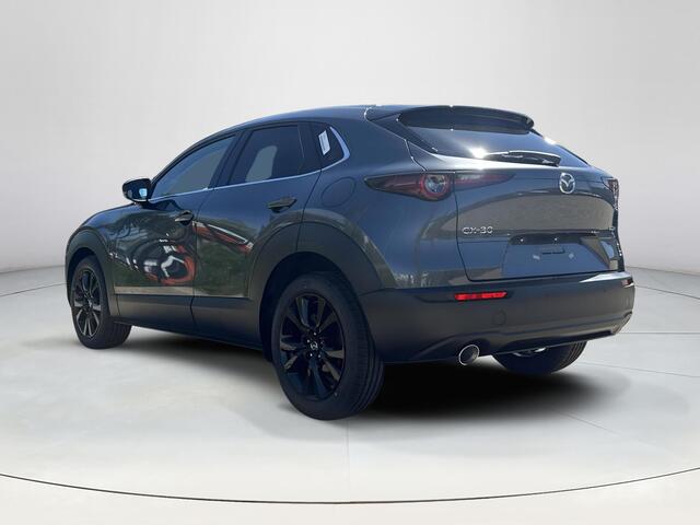 Mazda CX-30 2.0 e-SkyActiv-X M Hybrid Homura | Dodehoeksensoren | Draadloze Applecarplay en Android Auto | Adaptieve Cruise Control | Automaat | 18inch zwarte velgen | Achteruitrijcamera | Elektrische achterklep |