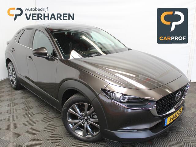 Mazda CX-30 2.0 e-SkyActiv-X M Hybrid Luxury CLIMATE | SCHDAK | LMV18 | CARPLAY | MEMSEATS | STOEL/STUURVERW | HEAD-UP | LEER | AFNBTRHAAK | CAMERA360 | ADAPCRUISE | DAB | LED
