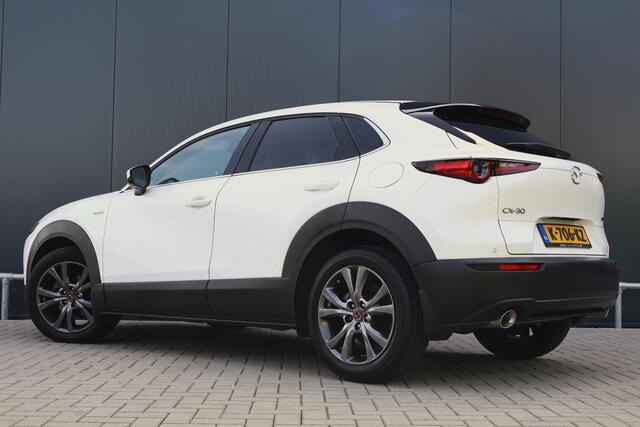 Mazda CX-30 2.0 e-SkyActiv-X M Hybrid 100th Anniversary Automaat | 180pk | 360 camera | HUD | Keyless | Leer | Schuif / Kanteldak | Adaptieve Cruise | Stoelverwarming | Stuurverwarming | Luxury