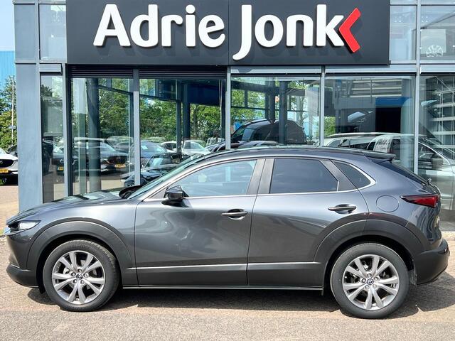 Mazda CX-30 2.0 e-SkyActiv-X M Hybrid Comfort AUTOMAAT | TREKHAAK | A.CAMERA | APPLE CARPLAY/ANDROID AUTO | EL. A. KLEP | STUUR- EN STOELVERWARMING | NED.AUTO |