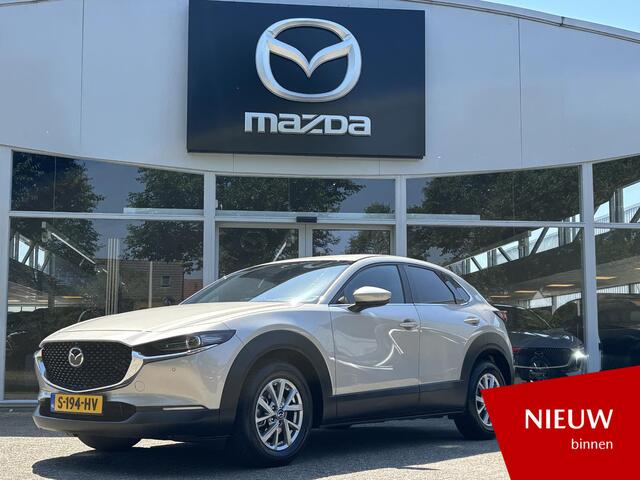 Mazda CX-30 2.0 e-SkyActiv-X M Hybrid Luxury NL Auto, 1e Eig., Dealer Ond, Automaat, Navigatie, Leer, Head-up, Apple Carplay/ Android Auto, 360 Camera, Cruise Controle Ad., Bose.