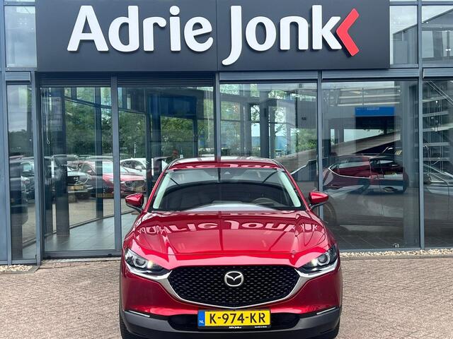 Mazda CX-30 2.0 e-SkyActiv-X M Hybrid Luxury AFNEEMBARE TREKHAAK | NAVIGATIE | LEDER | 1e EIGENAAR | NED.AUTO | STOEL- en STUURVERWARMING | EL. KLEP | BOSE AUDIO | DEALER ONDERHOUDEN | 360 CAMERA |