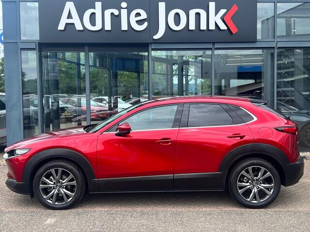 Mazda CX-30 2.0 e-SkyActiv-X M Hybrid Luxury AFNEEMBARE TREKHAAK | NAVIGATIE | LEDER | 1e EIGENAAR | NED.AUTO | STOEL- en STUURVERWARMING | EL. KLEP | BOSE AUDIO | DEALER ONDERHOUDEN | 360 CAMERA |