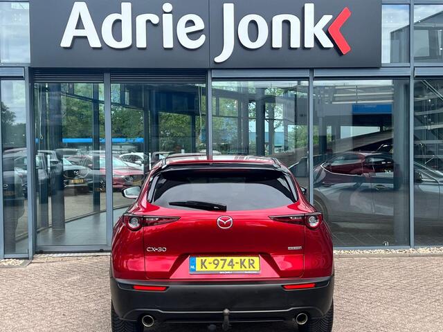 Mazda CX-30 2.0 e-SkyActiv-X M Hybrid Luxury AFNEEMBARE TREKHAAK | NAVIGATIE | LEDER | 1e EIGENAAR | NED.AUTO | STOEL- en STUURVERWARMING | EL. KLEP | BOSE AUDIO | DEALER ONDERHOUDEN | 360 CAMERA |