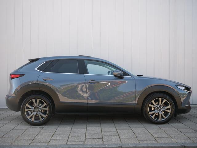 Mazda CX-30 2.0 e-SkyActiv-X M Hybrid Luxury 180 Pk Automaat Camera's / Leer / DAB / Apple Carplay / SChuifdak / Navi