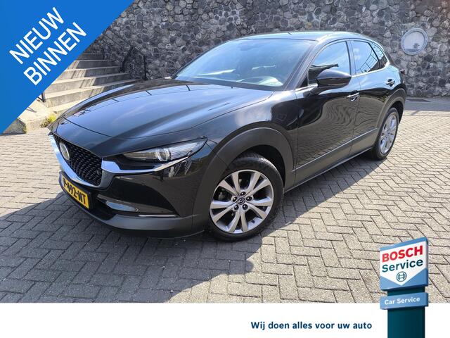 Mazda CX-30 2.0 e-SkyActiv-X M Hybrid Sportive stoel en stuur verwarming, carplay, electr A klep, headup display, keyles, adapt cruise en climate control