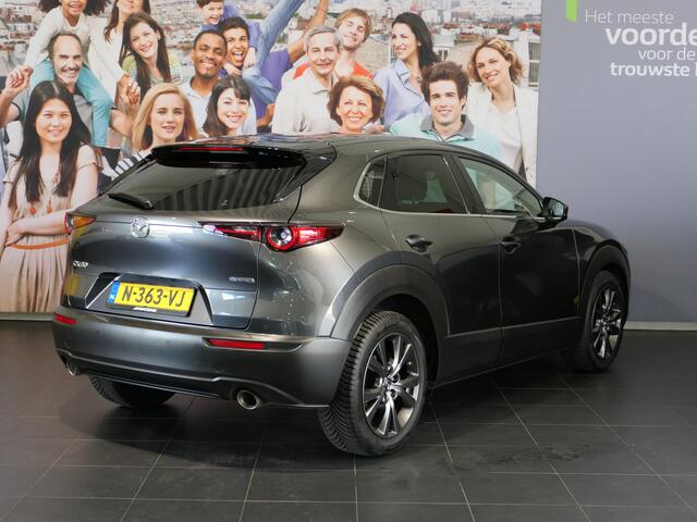 Mazda CX-30 2.0 e-SkyActiv-X M Hybrid Luxury - Dealer onderhouden! - Elektrisch schuifdak - Elektr. klep - Stoel + stuurverw