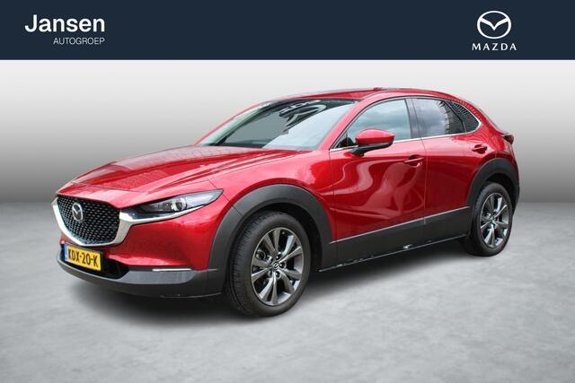 Mazda CX-30 2.0 e-SkyActiv-X186 M Hybrid Luxury-Line , Automaat, I-Activesense Pakket, 360 Camera, Bose, Adap.Cruise, LMV 18 Inch, Stuur/Stoelverwarming