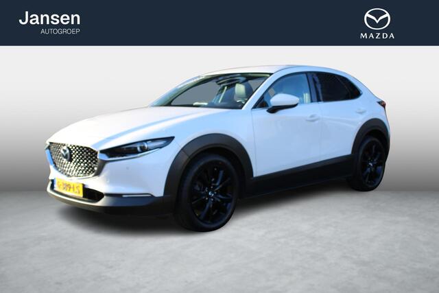 Mazda CX-30 2.0 e-SkyActiv-X 180 M Hybrid Luxury , Automaat, Trekhaak, Leder, Bose, Adap.Cruise, Camera, Navi, Stoel/Stuurverwarming, Clima, Apple Carlay, Android Auto, HUD, LMV 18 Inch, LKA, PDC,