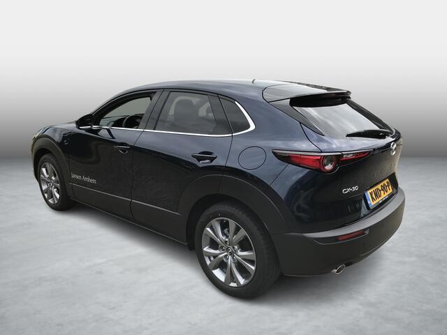 Mazda CX-30 2.5 e-SkyActiv-G M Hybrid Exclusive-Line Business , ¤3.000,- demovoordeel, Automaat, 18 Inch LMV, Apple Carplay, 360 View, Bose, Cruise & Traffic Support, LKA, SCBS, Auto. Achterklep