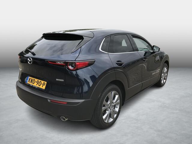 Mazda CX-30 2.5 e-SkyActiv-G M Hybrid Exclusive-Line Business , ¤3.000,- demovoordeel, Automaat, 18 Inch LMV, Apple Carplay, 360 View, Bose, Cruise & Traffic Support, LKA, SCBS, Auto. Achterklep