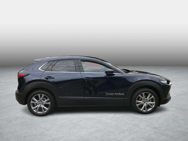 Mazda CX-30 2.5 e-SkyActiv-G M Hybrid Exclusive-Line Business , ¤3.000,- demovoordeel, Automaat, 18 Inch LMV, Apple Carplay, 360 View, Bose, Cruise & Traffic Support, LKA, SCBS, Auto. Achterklep