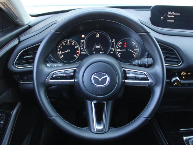 Mazda CX-30 2.0 e-SkyActiv-X M Hybrid Homura | Stoel-/stuurverwarming | Camera | 18" LM | LED | HUD | Dodehoek detectie | Elek. achterklep | Cruise adapt. |