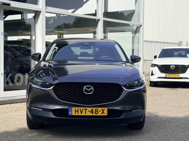 Mazda CX-30 2.5 e-SkyActiv-G M Hybrid Exclusive-line NL-Auto, 1e Eig., Navigatie, Apple Carplay/ Android Auto, Camera 360, Bose, Head-up, Afn. Trekhaak, Cruise Controle ad., Stoelverw., Stuurverw.