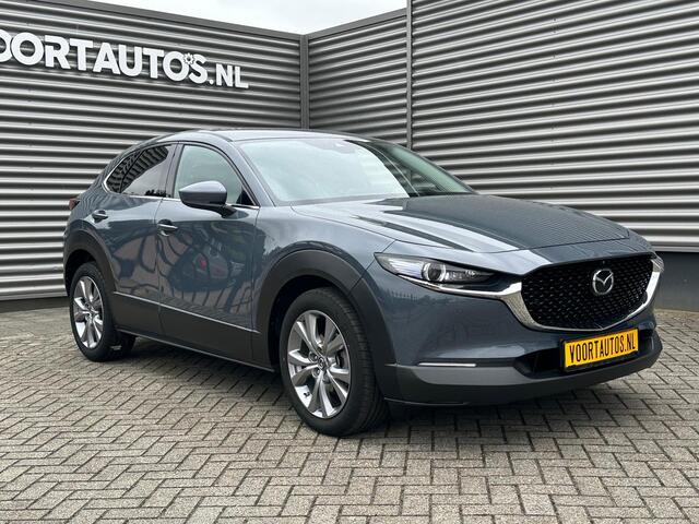 Mazda CX-30 2.0 e-SkyActiv-G M Hybrid LUXURY | NAVI 360 CAMERA |ELECTRISCHE KLEP | LEDER INTERIEUR MET STOEL GEHEUGEN | HEAD-UP | LMV 18'' |