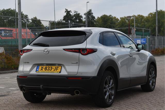 Mazda CX-30 2.0 e-SkyActiv-X M 186 pk Hybrid Exclusive-line | NL-Auto | HUD | Afn.trekhaak | Open dak | BOSE | 360 gr.camera | Keyless | Memorystoel | Full LED