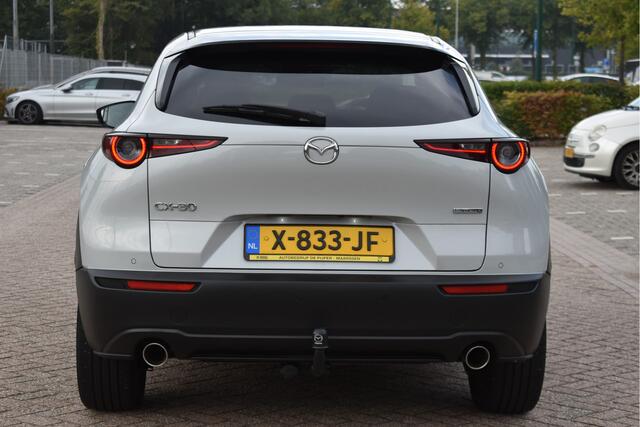 Mazda CX-30 2.0 e-SkyActiv-X M 186 pk Hybrid Exclusive-line | NL-Auto | HUD | Afn.trekhaak | Open dak | BOSE | 360 gr.camera | Keyless | Memorystoel | Full LED