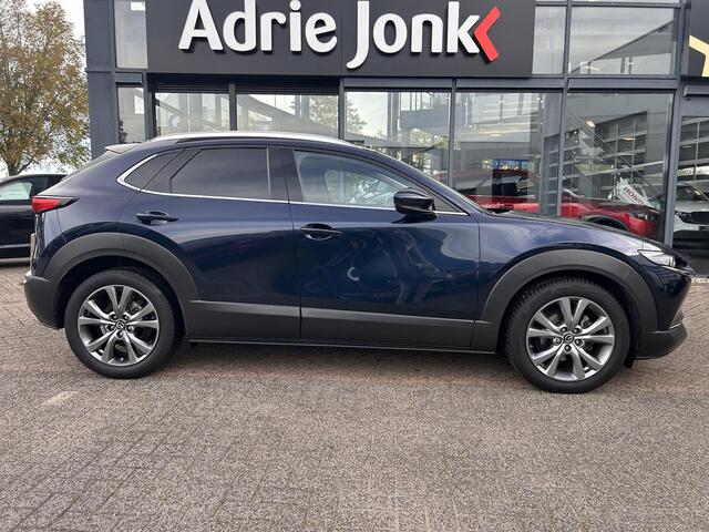 Mazda CX-30 2.0 e-SkyActiv-X M Hybrid Luxury I-ACTIVESENSE PACK | AUTOMAAT | TREKHAAK | 360gr CAMERA | LEDER | Bose AUDIO | HEAD-UP | EL. A. KLEP | APPLE CARPLAY/ANDROID AUTO | – foto 4