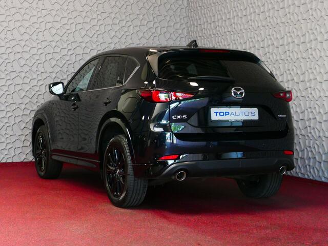 Mazda CX-5 E-SKYACTIV MHEV 2.0 165 PK HOMURA LEER BOSE ELEK.KLEP HEADUP 360.CAMERA 19''LMV FULL LED CARPLAY NAVI STOEL/STUUR VERW. STOELKOELING DIG.DASH 06/2024