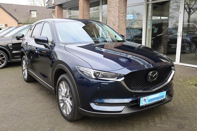 Mazda CX-5 2.0 SkyActiv-G 165 Signature HUD/ADD 360-CAMERA LEER+MEMORY+VENTILATIE TREKHAAK-AFN. CARPLAY 4xSTOELVERW. DAB STUURVERW. 19"LMV BOSE DODEHOEK-DETECTIE ELEK.LAADKLEP