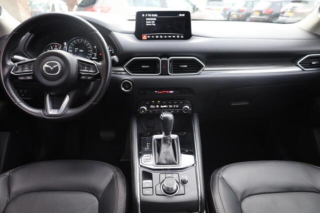 Mazda CX-5 2.0 SkyActiv-G 165 Signature HUD/ADD 360-CAMERA LEER+MEMORY+VENTILATIE TREKHAAK-AFN. CARPLAY 4xSTOELVERW. DAB STUURVERW. 19"LMV BOSE DODEHOEK-DETECTIE ELEK.LAADKLEP
