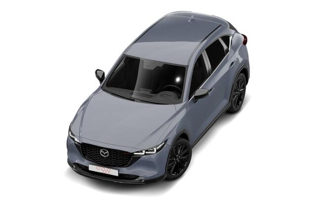 Mazda CX-5 e-Skyactiv G 165 6AT FWD Homura Comfort Pack | 19-inch lichtmetalen velgen, Black Metallic | 360° View Monitor | 7-inch digitale meterset