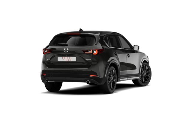 Mazda CX-5 e-Skyactiv G 165 6AT FWD Homura Comfort Pack | 19-inch lichtmetalen velgen, Black Metallic | 360° View Monitor | 7-inch digitale meterset