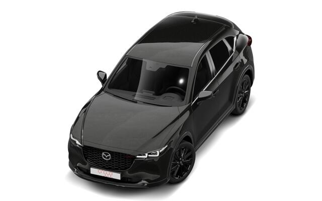 Mazda CX-5 e-Skyactiv G 165 6AT FWD Homura Comfort Pack | 19-inch lichtmetalen velgen, Black Metallic | 360° View Monitor | 7-inch digitale meterset