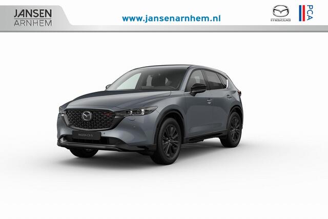 Mazda CX-5 e-Skyactiv G 165 6AT FWD Homura Comfort Pack | 19-inch lichtmetalen velgen, Black Metallic | 360° View Monitor | 7-inch digitale meterset