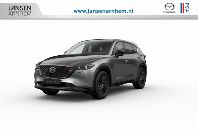 Mazda CX-5 e-Skyactiv G 165 6AT FWD Homura Comfort Pack | 19-inch lichtmetalen velgen, Black Metallic | 360° View Monitor | 7-inch digitale meterset