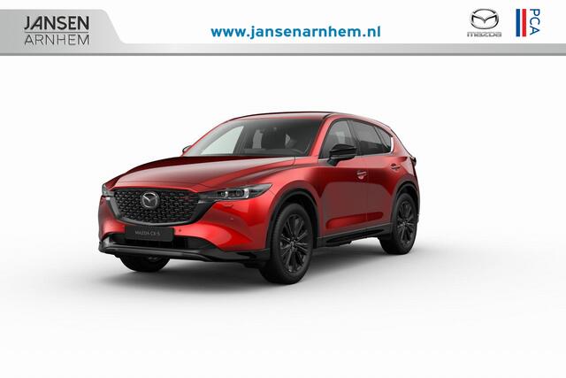 Mazda CX-5 e-Skyactiv G 165 6AT FWD Homura Comfort Pack | 19-inch lichtmetalen velgen, Black Metallic | 360° View Monitor | 7-inch digitale meterset