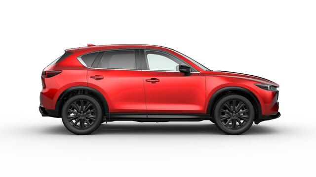 Mazda CX-5 e-Skyactiv G 165 6AT FWD Homura Comfort Pack | 19-inch lichtmetalen velgen, Black Metallic | 360° View Monitor | 7-inch digitale meterset