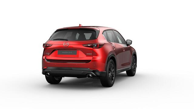 Mazda CX-5 e-Skyactiv G 165 6AT FWD Homura Comfort Pack | 19-inch lichtmetalen velgen, Black Metallic | 360° View Monitor | 7-inch digitale meterset
