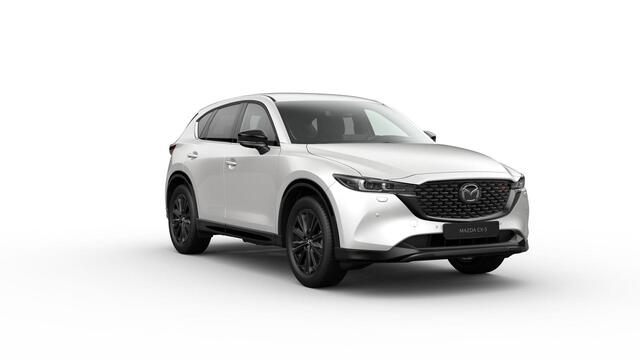 Mazda CX-5 e-Skyactiv G 165 6AT FWD Homura Comfort Pack | 19-inch lichtmetalen velgen, Black Metallic | 360° View Monitor | 7-inch digitale meterset