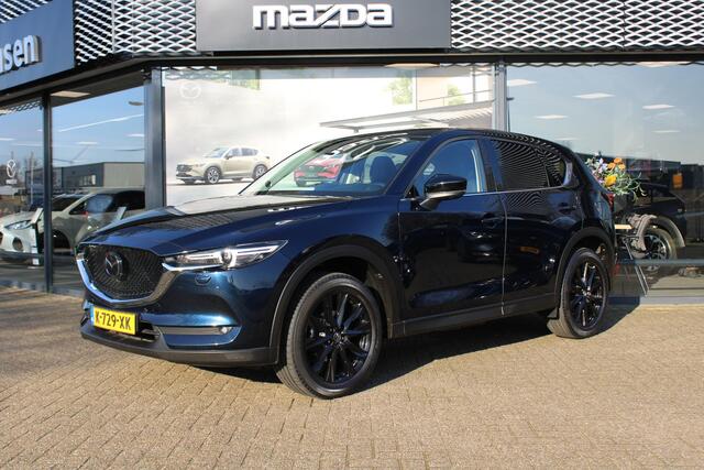 Mazda CX-5 2.0 SkyActiv-G 165 Sportive , Automaat, Trekhaak, Half Leder, Adap. Cruise, 360 Camera, Stoelverwarming, Stuurverwarming, LKA, HUD, Clima, Bose, Navi, Apple Carplay, LMV 19 Inch