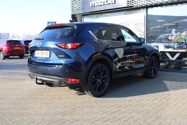 Mazda CX-5 2.0 SkyActiv-G 165 Sportive , Automaat, Trekhaak, Half Leder, Adap. Cruise, 360 Camera, Stoelverwarming, Stuurverwarming, LKA, HUD, Clima, Bose, Navi, Apple Carplay, LMV 19 Inch