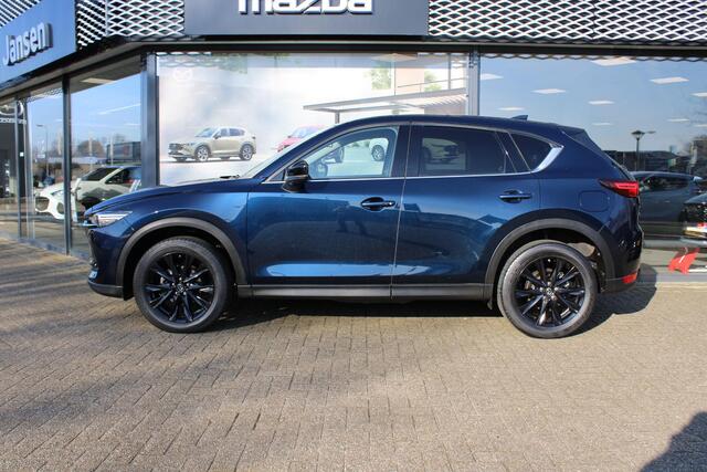 Mazda CX-5 2.0 SkyActiv-G 165 Sportive , Automaat, Trekhaak, Half Leder, Adap. Cruise, 360 Camera, Stoelverwarming, Stuurverwarming, LKA, HUD, Clima, Bose, Navi, Apple Carplay, LMV 19 Inch
