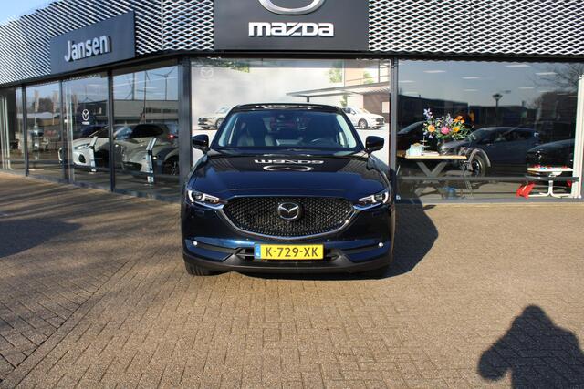 Mazda CX-5 2.0 SkyActiv-G 165 Sportive , Automaat, Trekhaak, Half Leder, Adap. Cruise, 360 Camera, Stoelverwarming, Stuurverwarming, LKA, HUD, Clima, Bose, Navi, Apple Carplay, LMV 19 Inch