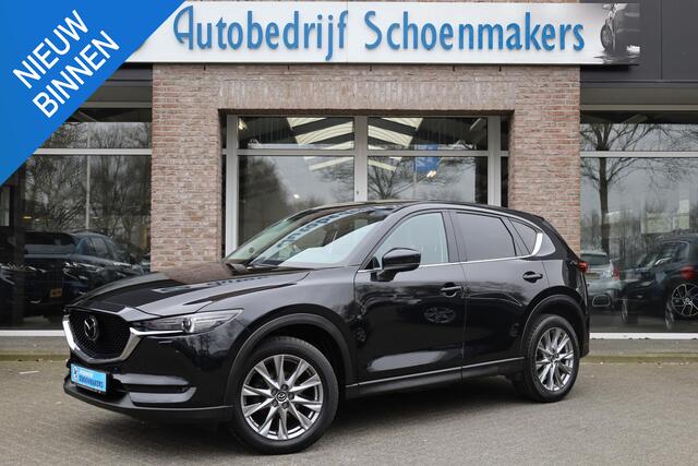 Mazda CX-5 2.5 4WD SkyActiv-G 194 360-CAMERA ADD/HUD TREKHAAK-AFN LEER+MEMORY STUUR+STOELVERWARMING(4x) CARPLAY DAB 19"LMV STOELVENTILATIE 2xPDC BOSE ELEK-LAADKLEP ENZ!