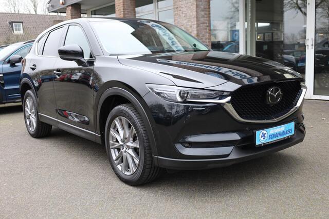 Mazda CX-5 2.5 4WD SkyActiv-G 194 360-CAMERA ADD/HUD TREKHAAK-AFN LEER+MEMORY STUUR+STOELVERWARMING(4x) CARPLAY DAB 19"LMV STOELVENTILATIE 2xPDC BOSE ELEK-LAADKLEP ENZ!