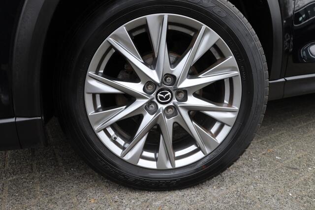 Mazda CX-5 2.5 4WD SkyActiv-G 194 360-CAMERA ADD/HUD TREKHAAK-AFN LEER+MEMORY STUUR+STOELVERWARMING(4x) CARPLAY DAB 19"LMV STOELVENTILATIE 2xPDC BOSE ELEK-LAADKLEP ENZ!