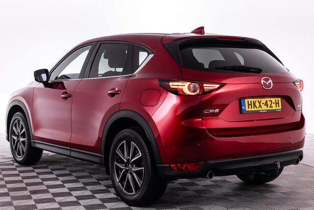 Mazda CX-5 2.0 SkyActiv-G 165 Skylease Luxury | AUTOMAAT | TREKHAAK | LEDER | 360 CAMERA | HEAD UP | BOSE AUDIO | 19 INCH | DODEHOEK DETECTIE | CLIMATE CONTROL |