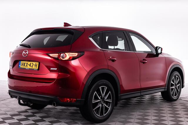 Mazda CX-5 2.0 SkyActiv-G 165 Skylease Luxury | AUTOMAAT | TREKHAAK | LEDER | 360 CAMERA | HEAD UP | BOSE AUDIO | 19 INCH | DODEHOEK DETECTIE | CLIMATE CONTROL |