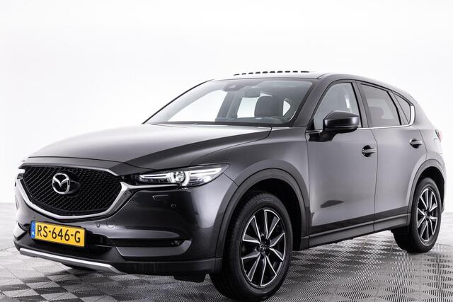 Mazda CX-5 2.0 SkyActiv-G 160 GT-M 4WD | AUTOMAAT | TREKHAAK | ELEKTRISCH SCHUIF/KANTELDAK | ACHTERUITRIJCAMERA | LEDER | BOSE AUDIO | NAVIGATIE | HEAD UP | 19 INCH LM | NED AUTO |