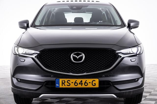 Mazda CX-5 2.0 SkyActiv-G 160 GT-M 4WD | AUTOMAAT | TREKHAAK | ELEKTRISCH SCHUIF/KANTELDAK | ACHTERUITRIJCAMERA | LEDER | BOSE AUDIO | NAVIGATIE | HEAD UP | 19 INCH LM | NED AUTO |