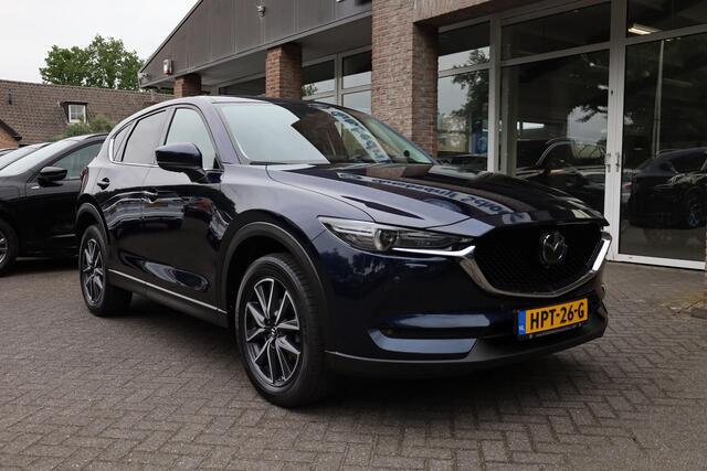 Mazda CX-5 2.5 SkyActiv-G 194 GT-M 4WD TREKHAAK-AFN 360-CAMERA HUD PANO LEER+MEMORY CLIMA CRUISE NAVI STOEL&STUURVERW. BOSE-AUDIO ELEK-ACHTERKLEP DAB 19"LMV 2xKEYLESS